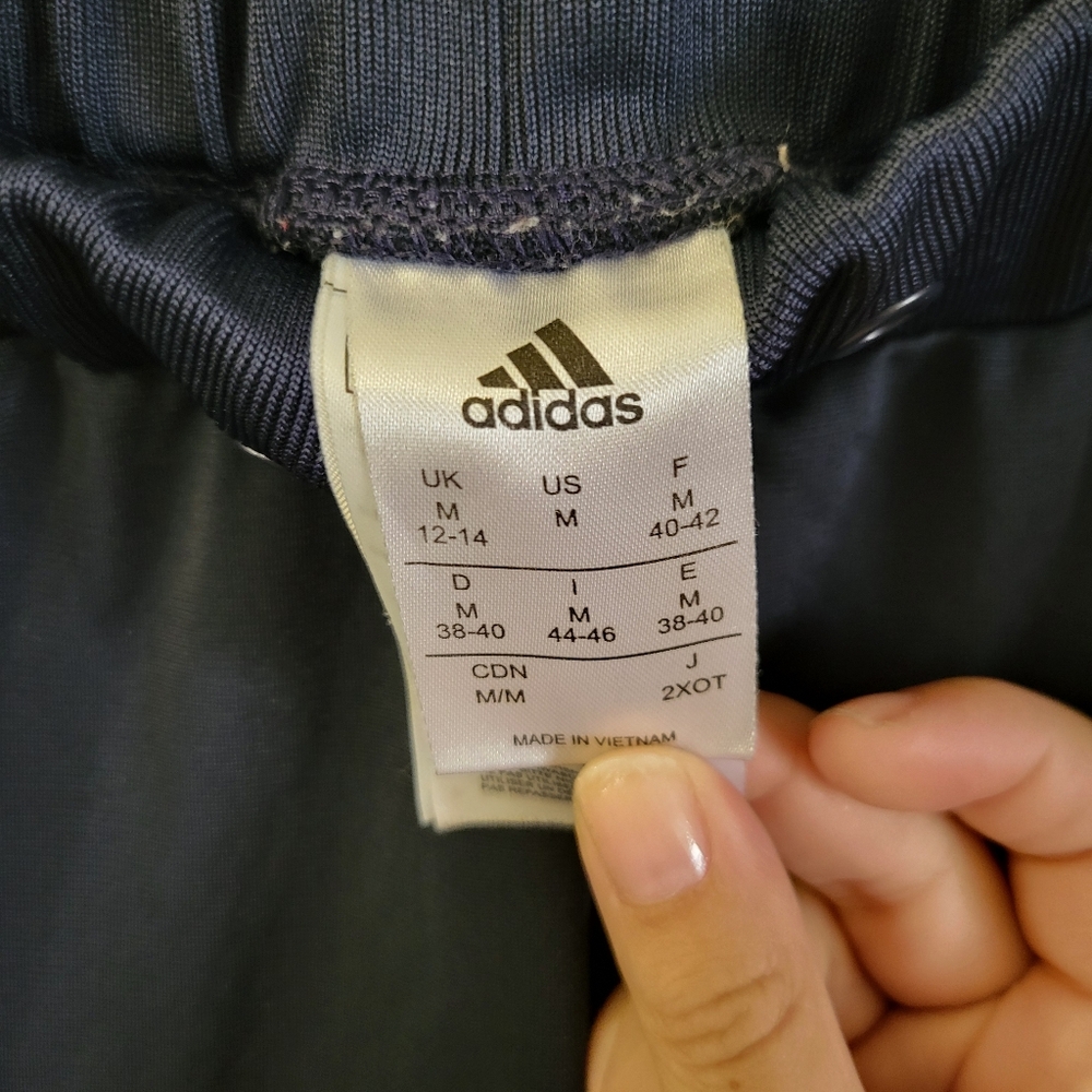 Adidas Track Pants Blue M - Picture 3 of 5